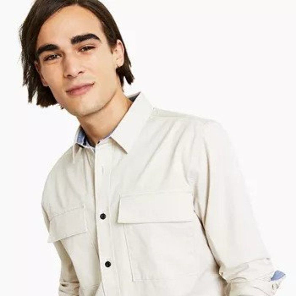 Sun + Stone Men's Karl Sold Pocket Shirt
